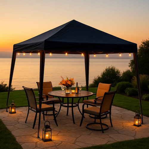 Easy gazebo marquee - 3m, up