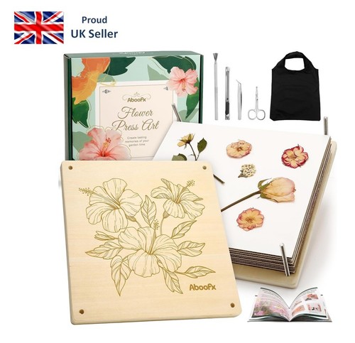 Large flower press kit - kit, with