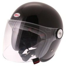 Bell Riot Open-Face Motorcycle Helmet Plain Gloss Black