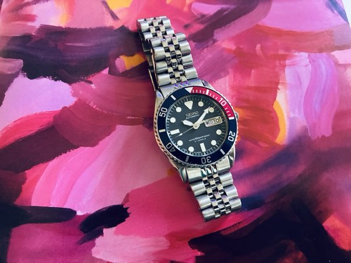 2000 seiko 10bar skx025j - 2000,