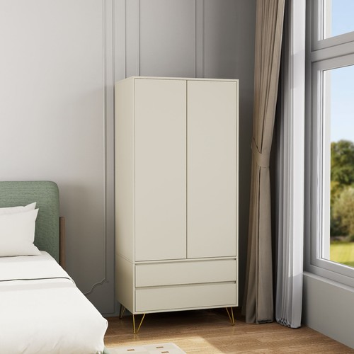 Wooden door wardrobe - wardrobe, with