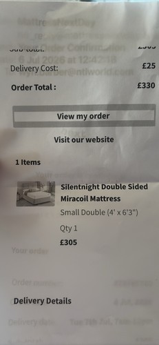 Silentknight small double - silentknight,