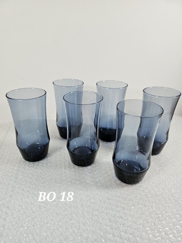 Blue glass beverage - blue, 16