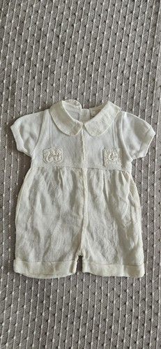 Baby boy cream - boy, linen