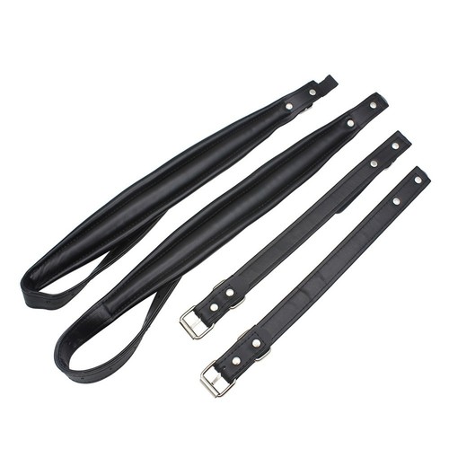 Leather accordion straps - leather, straps-1