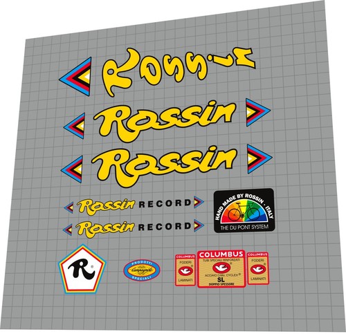 Rossin record 1982 frame - rossin,