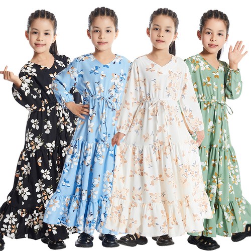 Kids girls floral print - kids, maxi