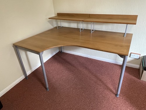 Ikea office desk with - desk,