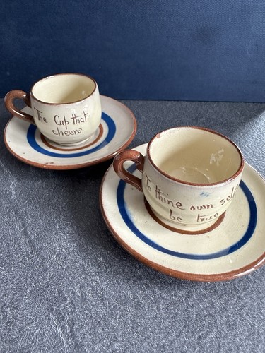 Torquay pottery motto ware - ware, set