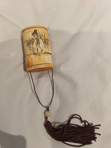 Japanese carved inro stacked - inro.,