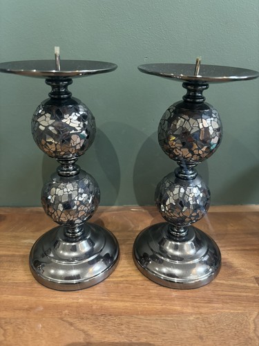 Metallic mirror mosaic - mirror, two