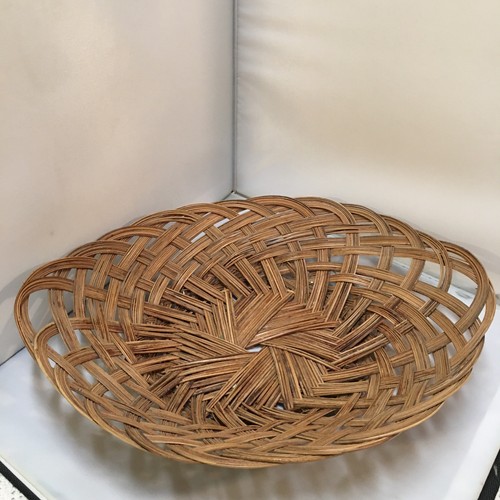 Woven wicker basket - woven, large
