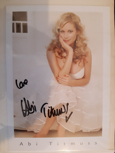 Abi titmuss signed photo - signed,
