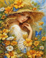 RICUVED DIY Girl Paint by