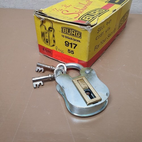 Burg padlock 55mm - padlock, with