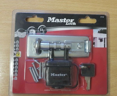 Masterlock bolt hasp with - hasp,