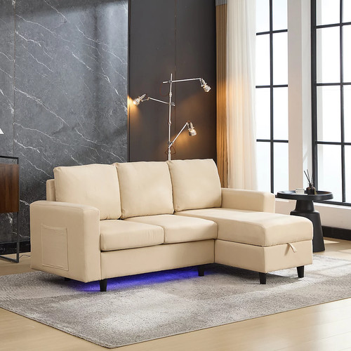 Shaped sofa seater sleeper - 3,
