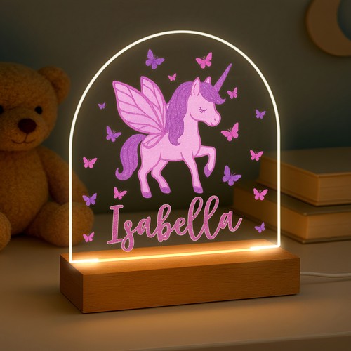 Personalised led girl night - led,