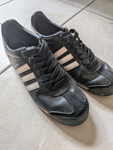 Adidas samoa leather trainers - leather,
