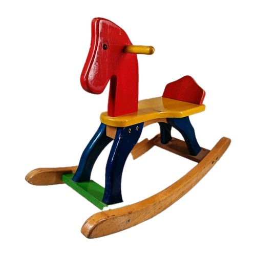 Colourblock rocking horse - colourblock,