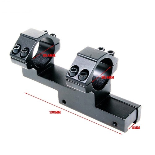 Scope rings 4mm - 1", extended