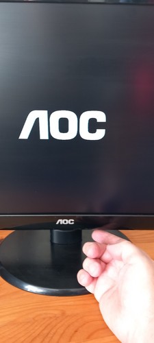 Aoc lcd monitor black - monitor,