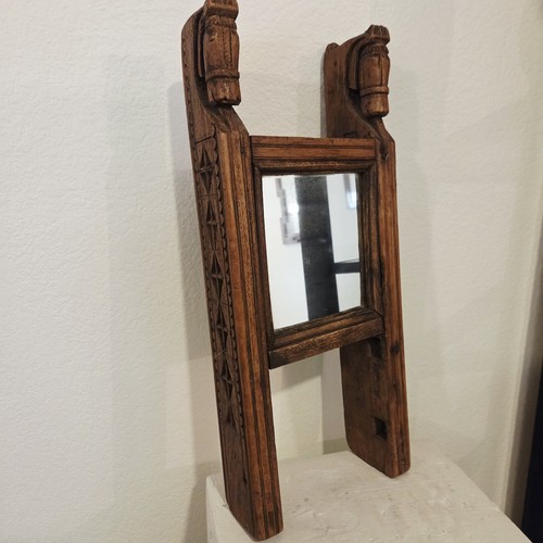 Antique handmade carved teak - antique,