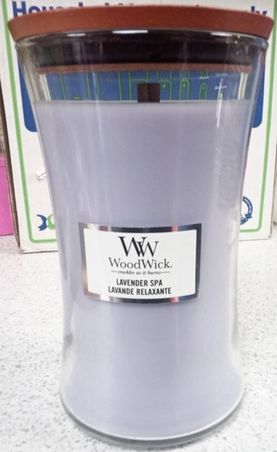 Woodwick lavender spa large - lavender,
