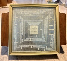 Salton Vintage Electric Warming Tray Glass Food Warmer Hot Plate 6” X 6” MCM