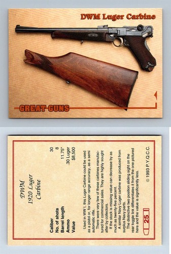 Dwm luger carbine great - carbine,
