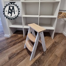 Wooden ladder, Kitchen stool, Library stool, Foldable stool, Step stool