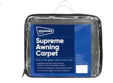 Awning Carpet Caravan Tent Groundsheet Breathable Garden Blanket Anthracite Grey