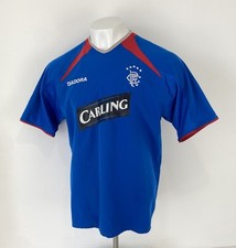 Glasgow Rangers 2003 / 2004 / 2005 Football Shirt Diadora Blue Size XL Adult