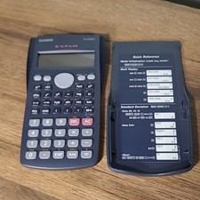 Casio FX-82MS Scientific Calculator School GCSE Exams Tested - With Cover