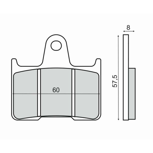 Pair brake pads for - of,
