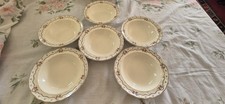 1930s Vintage Marlborough Grindley England Royal Petal Coupe Cereal Bowls - X6