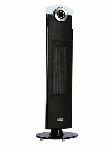 Dimplex black silver tower - black/silver,