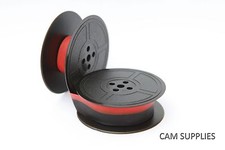 COMPATIBLE TYPEWRITER RIBBON FITS BROTHER 100 BLACK RED/BLACK