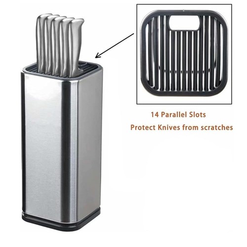 Knife block stand holder - block, for
