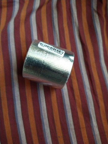Silver exhaust heat wrap - heat,