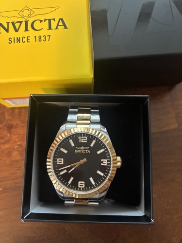 Invicta 43mm two tone gold - invicta,