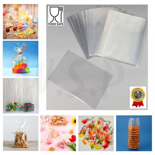 Clear poly plastic bags - plastic, for