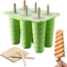 6 Cavity Silicone Ice Cream
