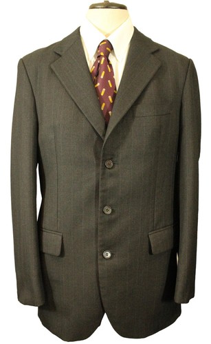 Vintage grey pinstripe - pinstripe, magee