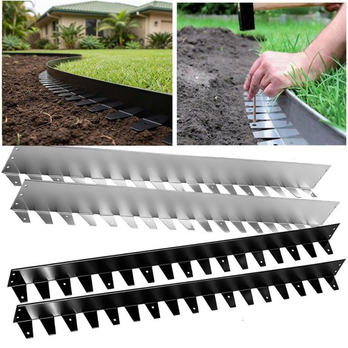 Garden lawn steel edging - 5x,