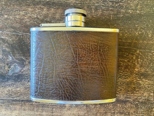 Vintage leather bound pocket - leather,