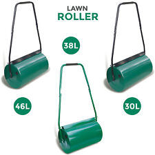 30L 38L & 46L GARDEN LAWN METAL WET SAND FILLED MANUAL GRASS ROLLER