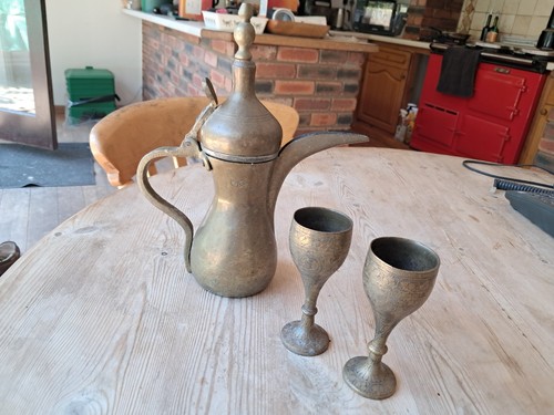 Small vintage brass turkish - vintage,