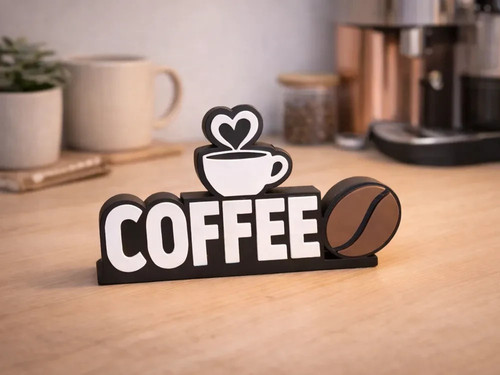 Coffee sign kitchen counter - sign,