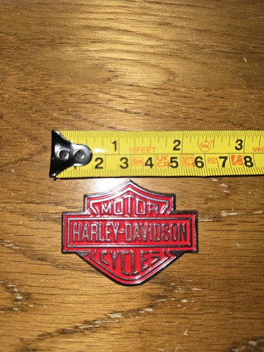 Harley davidson stick badge - on,